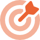bullseye-arrow-duotone-solid-orange